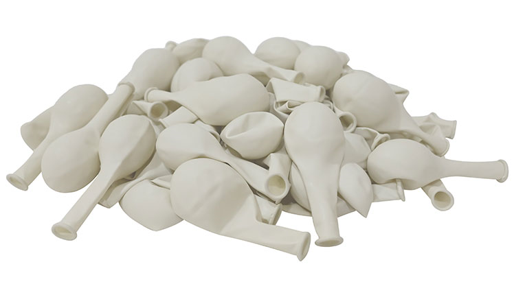 12" Pastel Beyaz 100'lü Paket