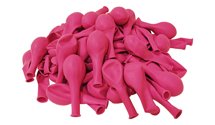 12" Pastel Fuşya 100'lü Paket