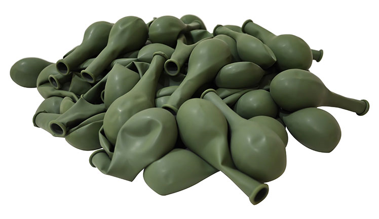 12" Pastel Küf Yeşili 100'lü Paket