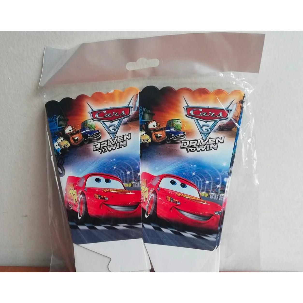 Cars Temalı Mısır Kutusu Seti – 8 Adet