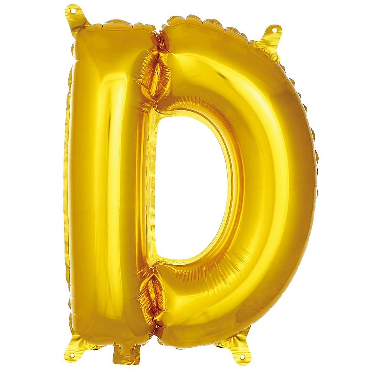 16 inç D harfi gold folyo balon, yaklaşık 36 cm