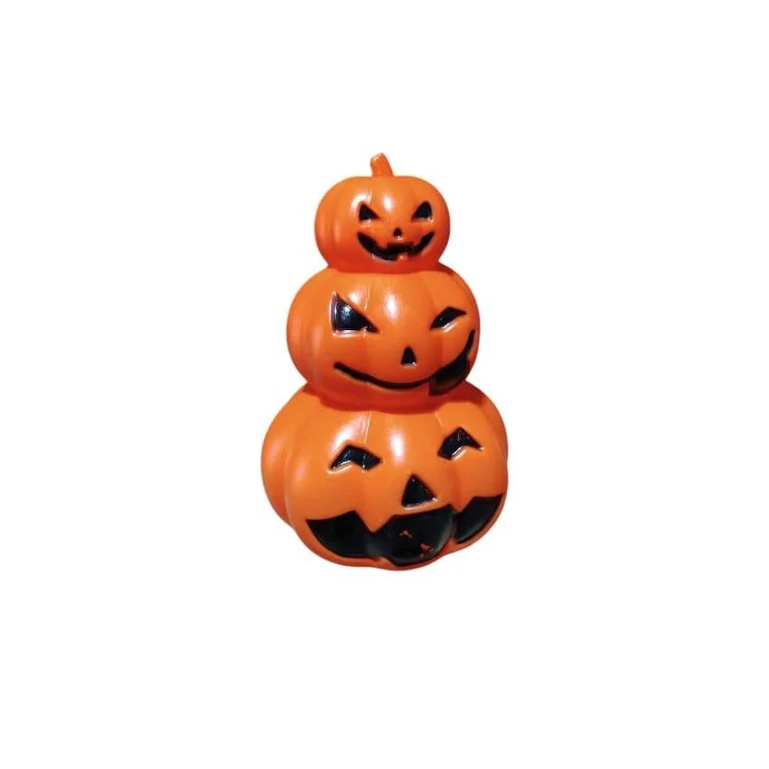 Halloween Işıksız Plastik Bal Kabağı 3’lü Dekor Seti