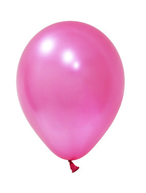 12" Metalik Fuşya 100'lü Paket