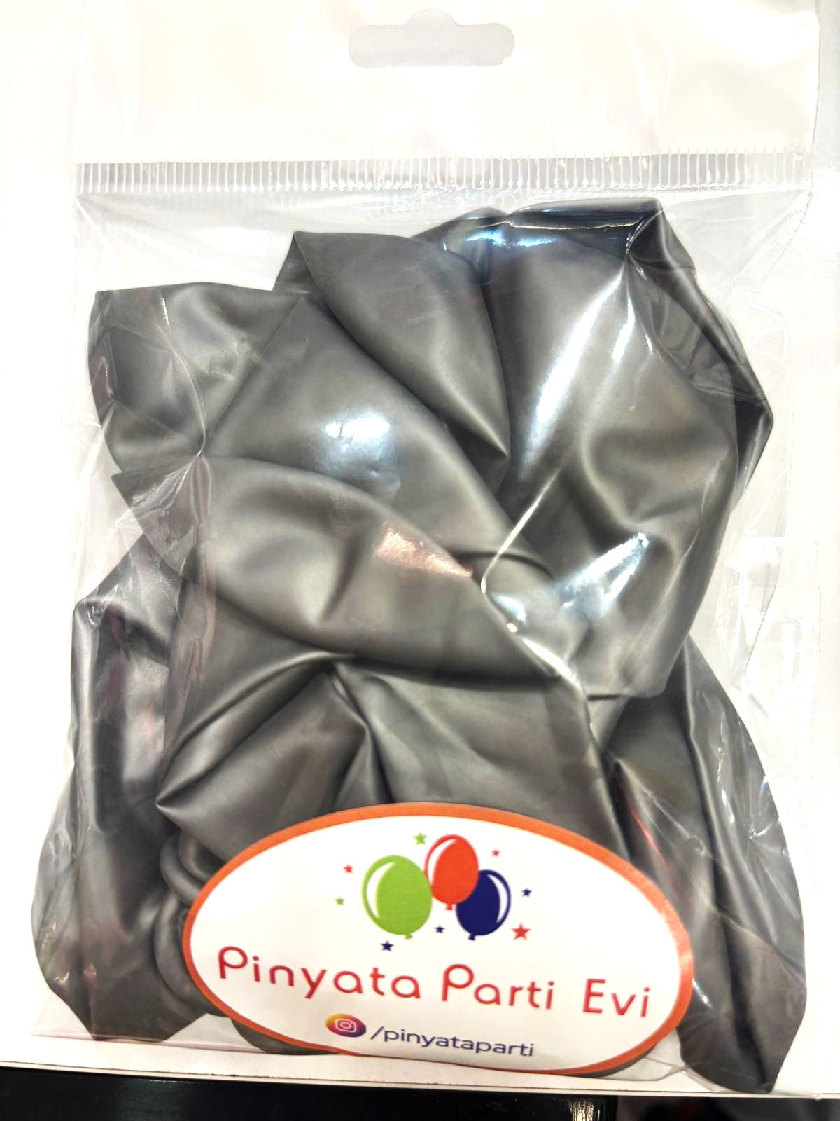 12" Metalik Gri 10'lu Paket