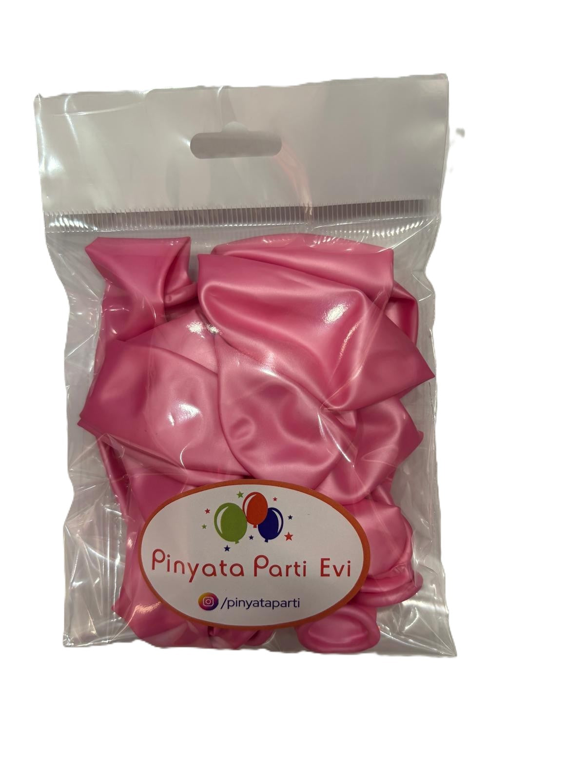 12" Metalik Pembe 10'lu Paket