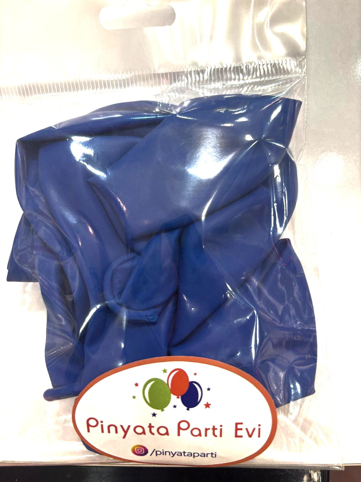 12" Pastel Mavi 10'lu Paket