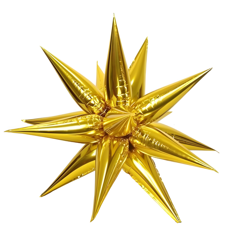 24'' Kutup Yıldızı Gold Folyo Balonu