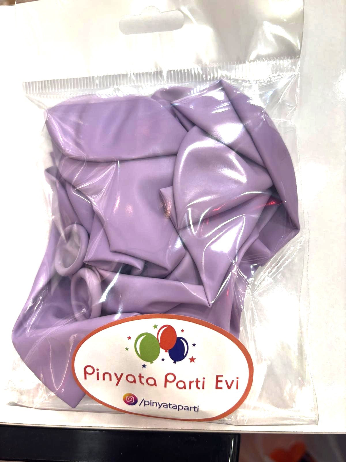 12" Pastel Açık Mor(Violet) 10'lu Paket
