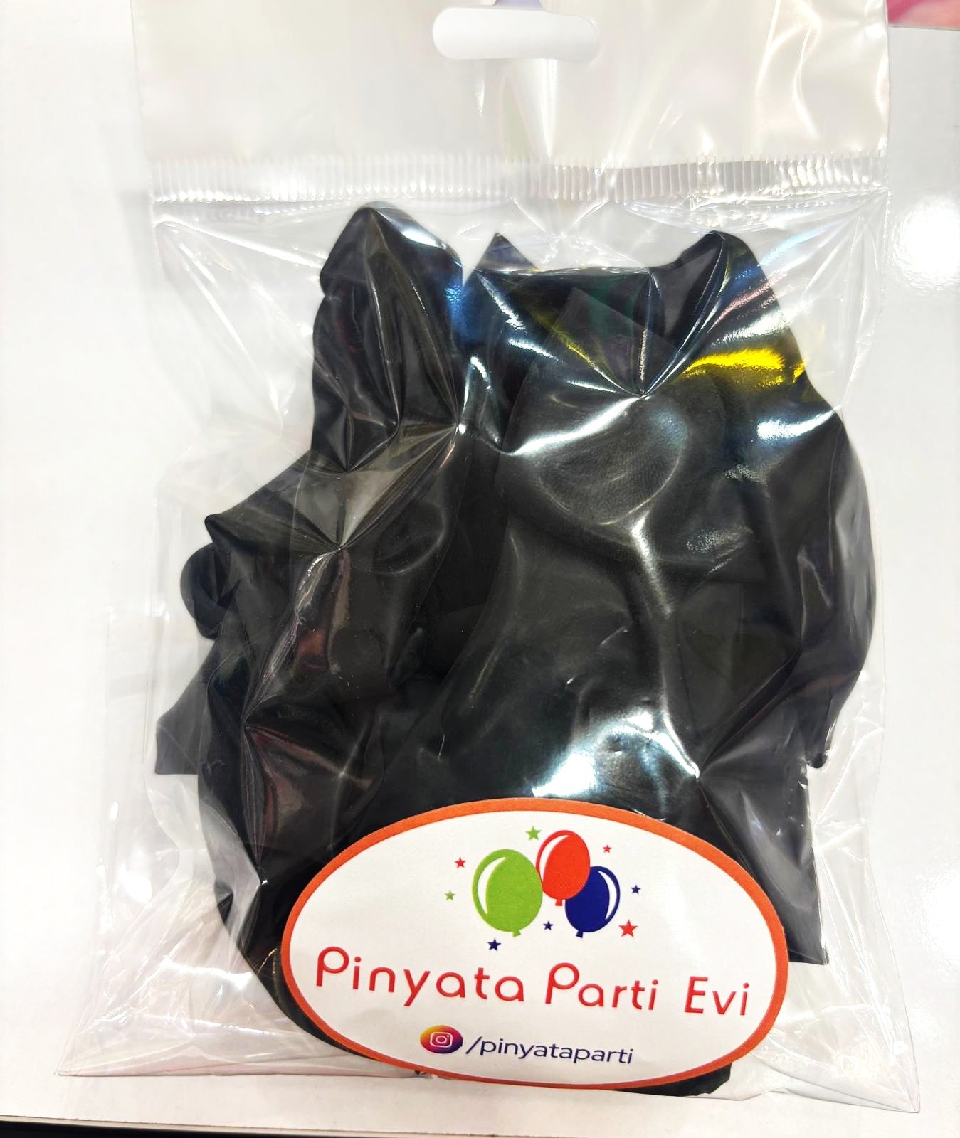 12" Pastel Siyah 10'lu Paket