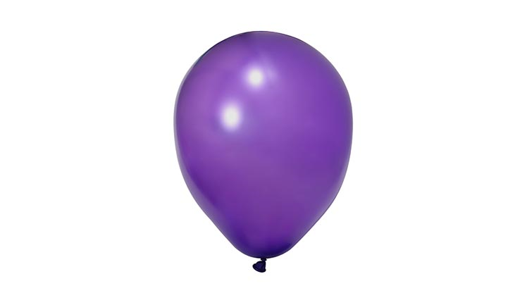 12" Metalik Mor 100'lü Paket