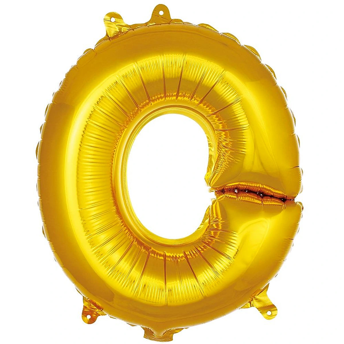 16 inç O harfi gold folyo balon, yaklaşık 36 cm