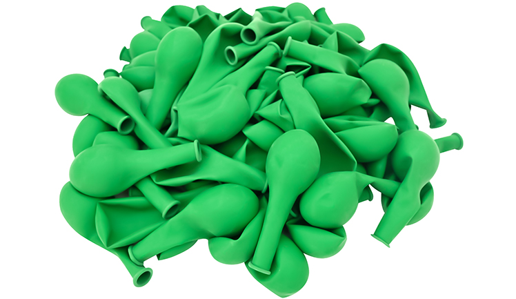 12" Pastel Çimen Yeşili Balon 10'lu Paket