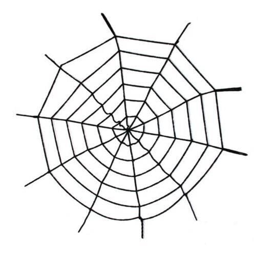 Halloween Siyah Örümcek Ağı – Büyük Boy