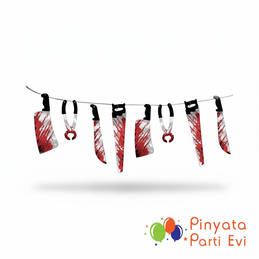 Halloween Kasap Set Dekor Süs