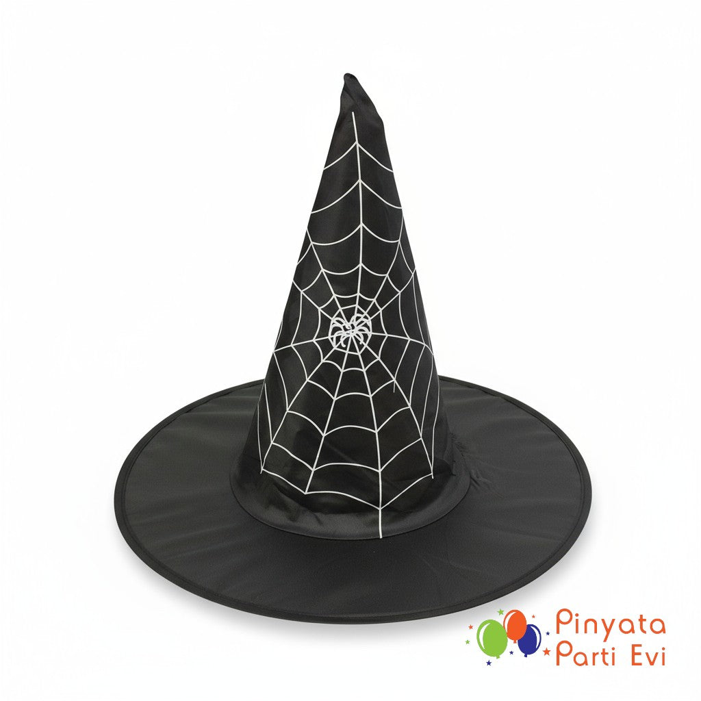 Cadı Şapkası Örümcek Desen