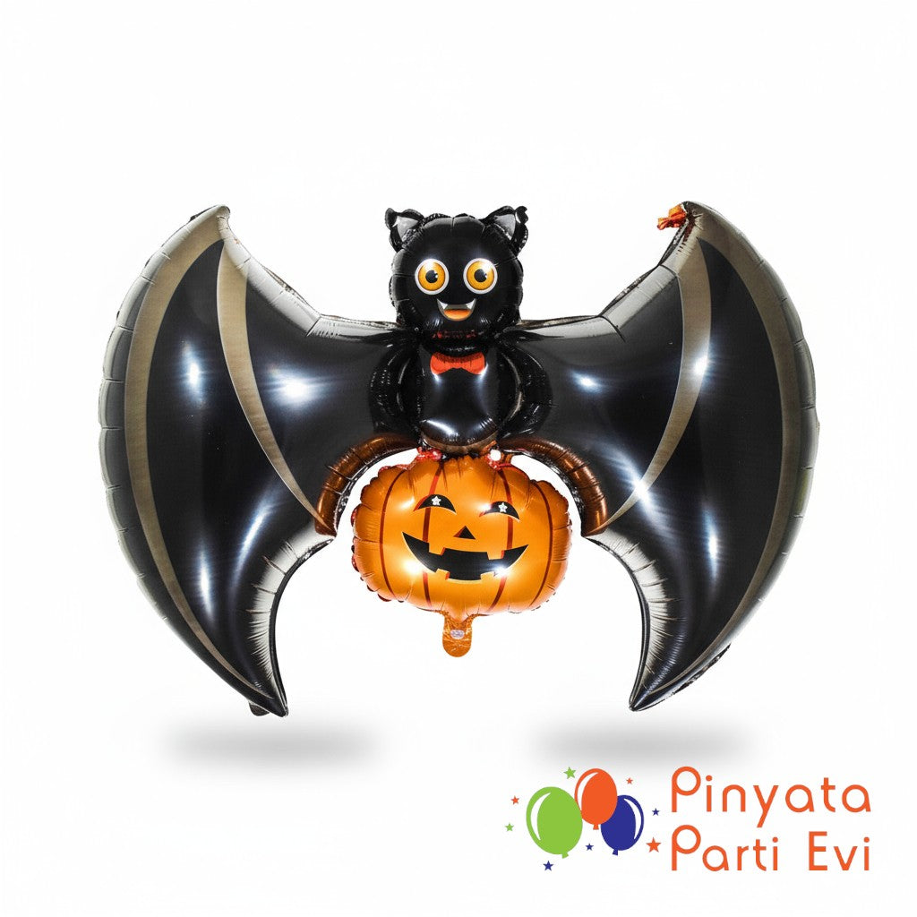 Halloween Yarasa Kabak Folyo Balon
