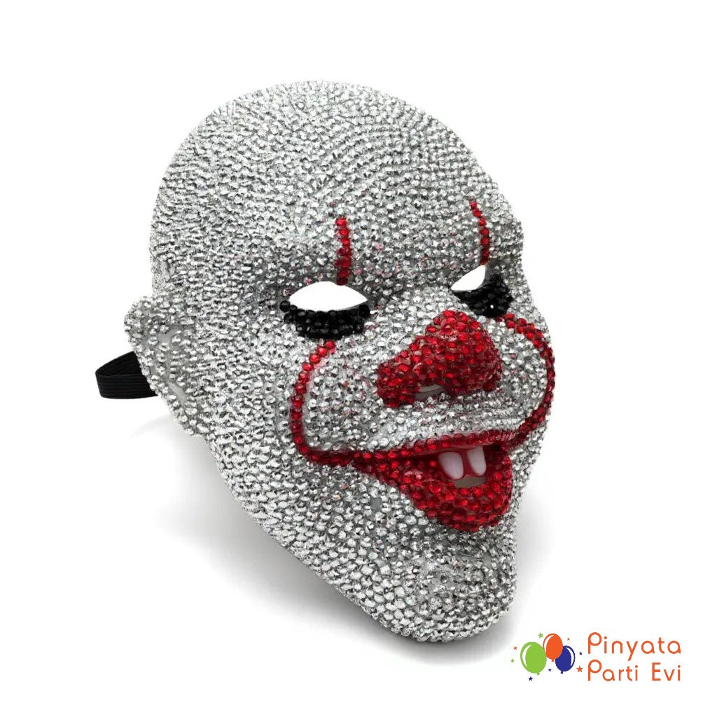 Palyaço Mask Taşlı