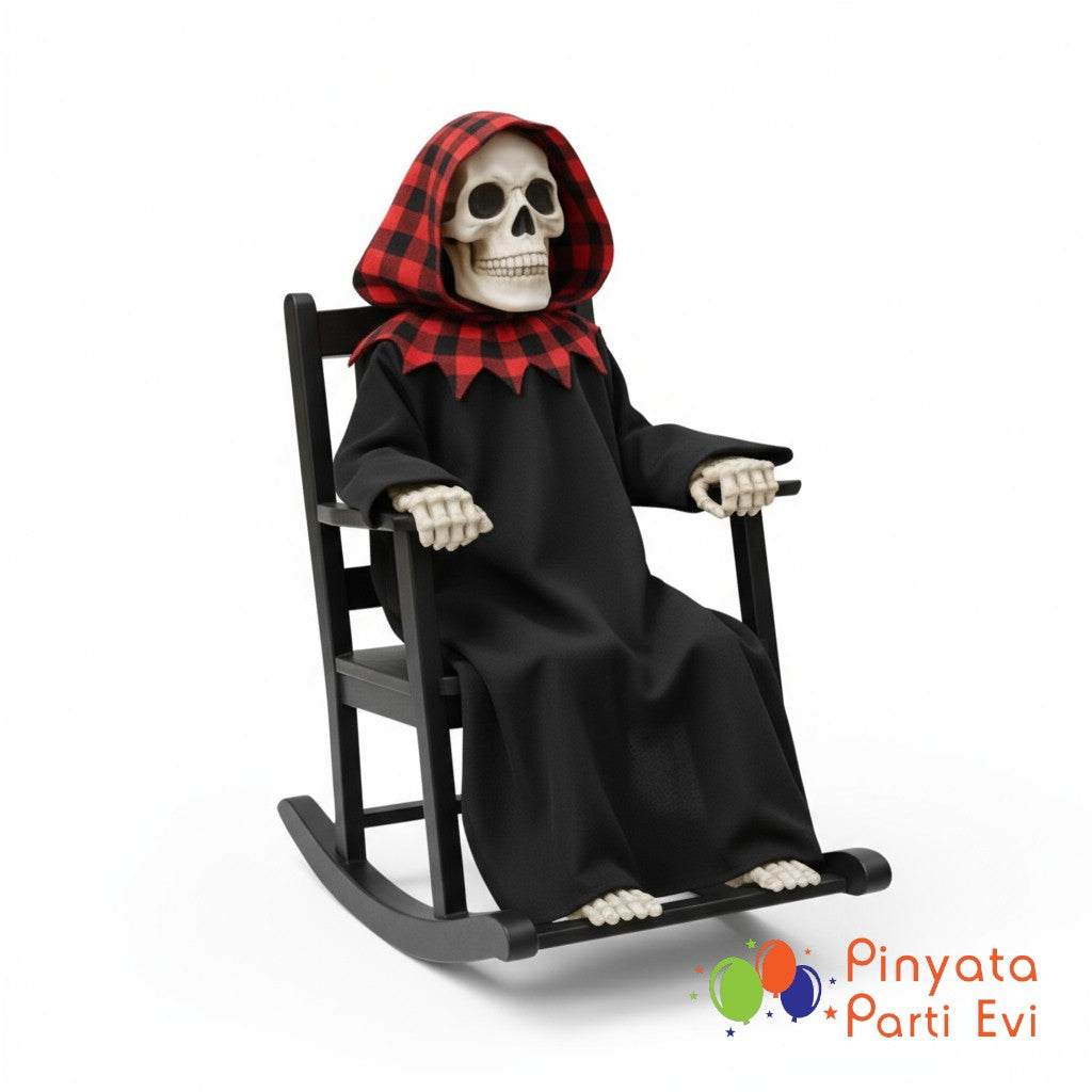 Sallanan Sesli ve Işıklı Skull