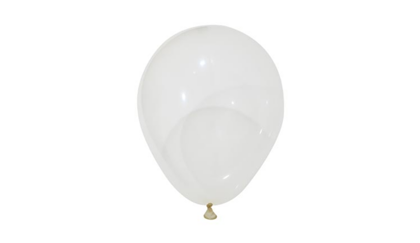 12 İnç (30 cm) Şeffaf Balon 10'lu Paket