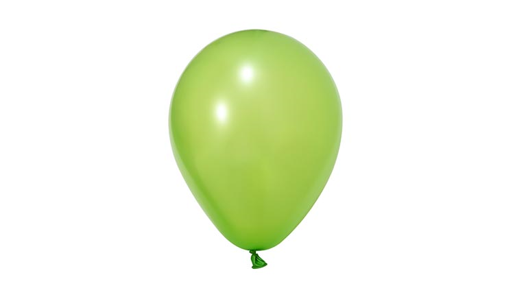 12" Metalik Açık Yeşil 100'lü Paket