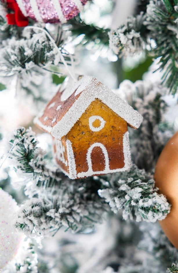 Yılbaşı Süsü Ev Kurabiye 8 cm