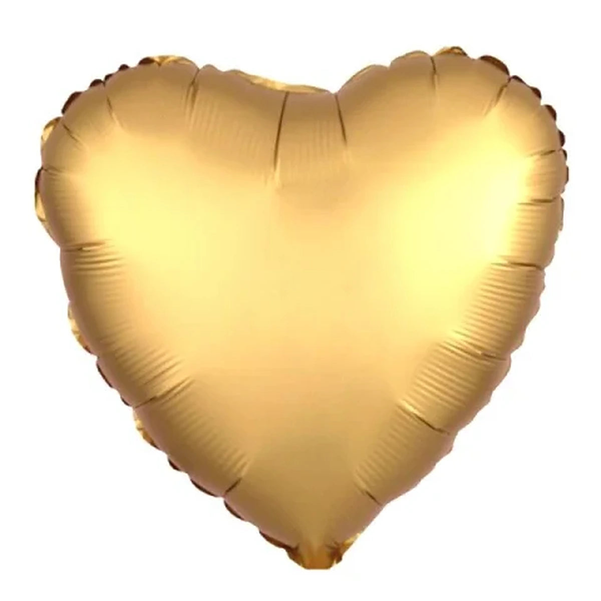 18 inç kalp gold folyo balon, 45 cm