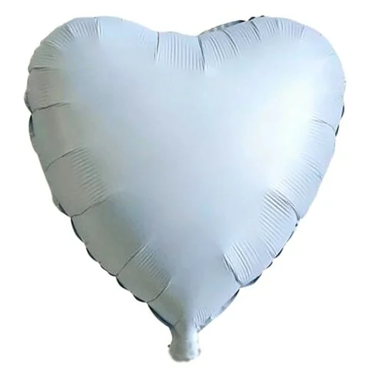 18 inç kalp retro mavi folyo balon, 45 cm