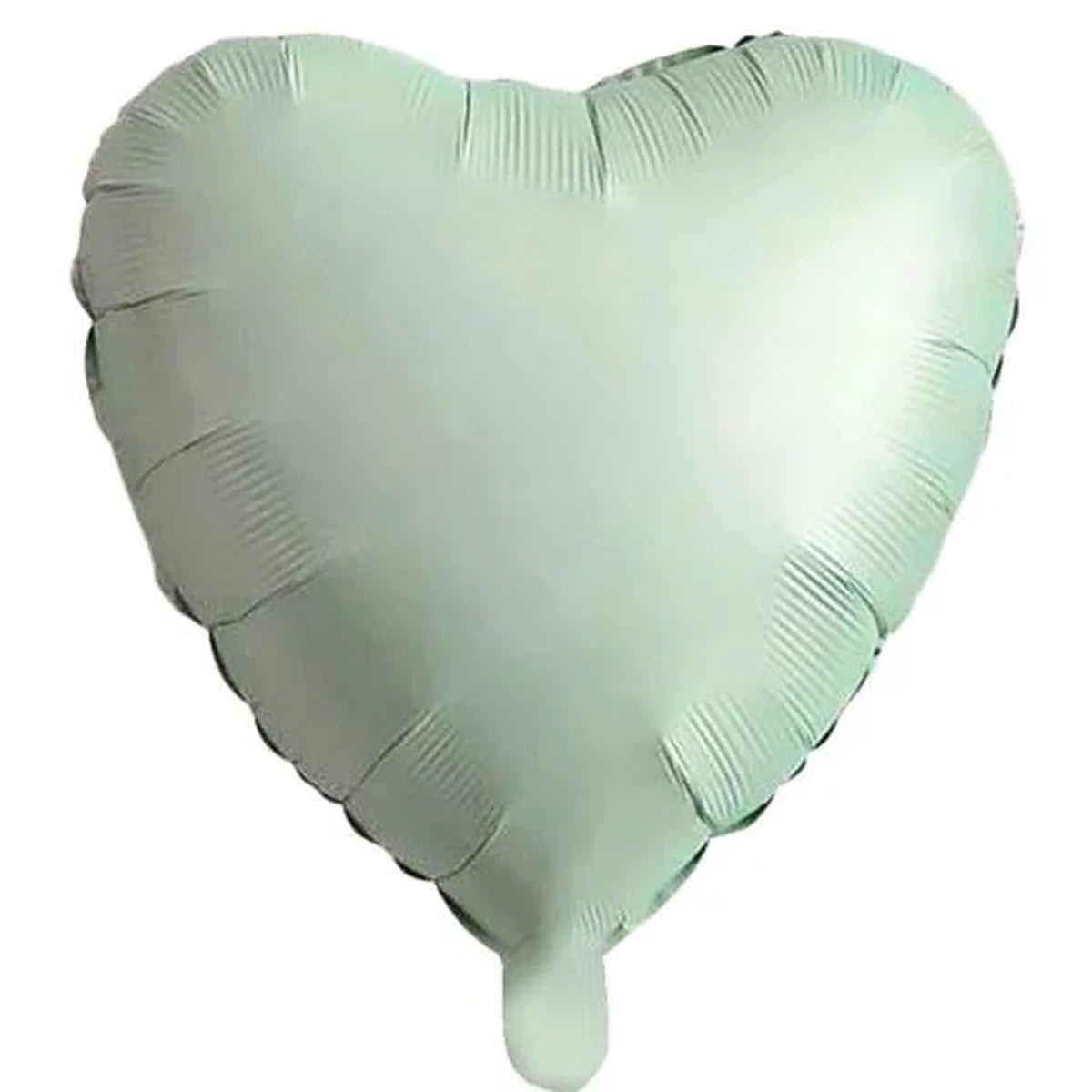 18 inç kalp retro yeşil folyo balon, 45 cm