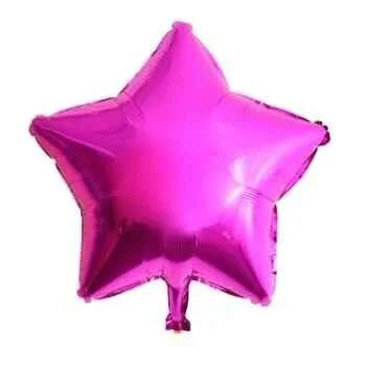 18 inç yıldız fuşya folyo balon, 45 cm