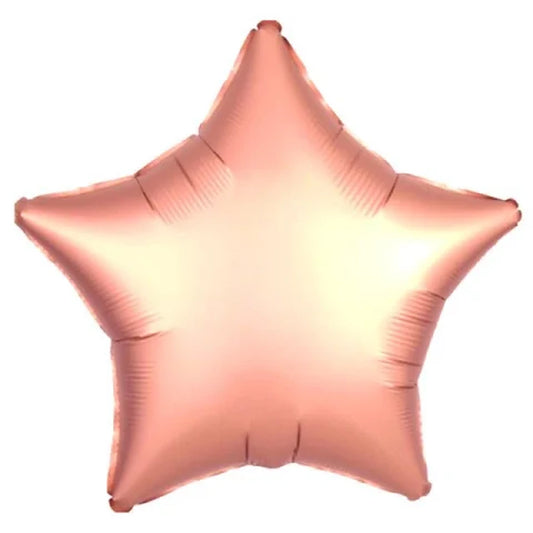 18 inç yıldız rose gold folyo balon, 45 cm
