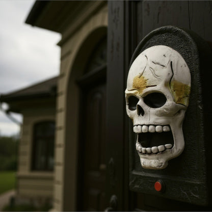 Halloween Kapı Zili Kuru Kafa