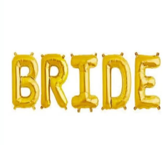 Bride Gold Folyo Balon 16 İnç