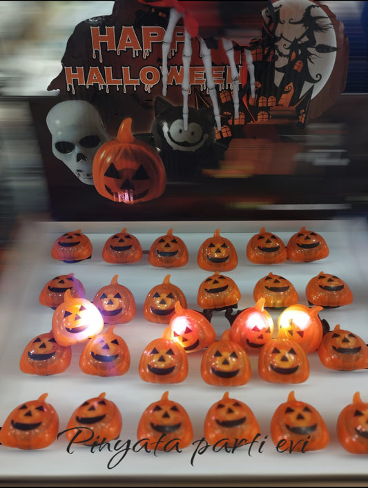 Halloween Işıklı Balkabağı Yüzük