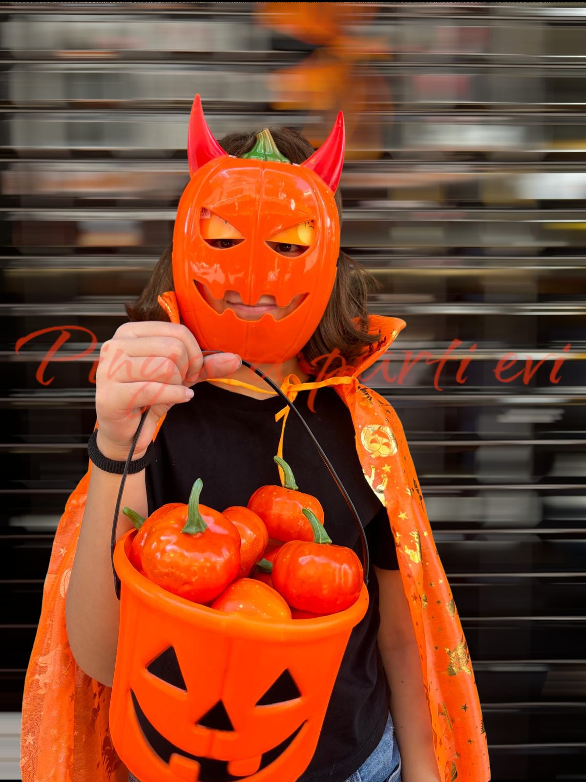 Halloween Balkabağı Kostüm Set