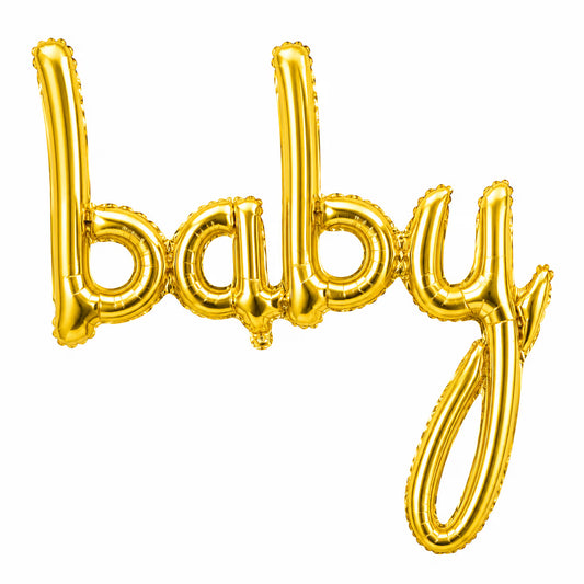 Baby Gold Birleşik Yazı Folyo Balon