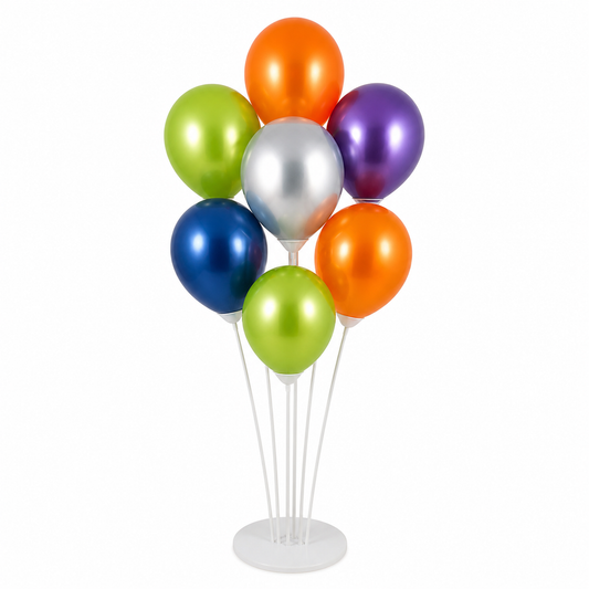 Pinyata Parti Evi 7'li 75 cm masa üstü balon standı