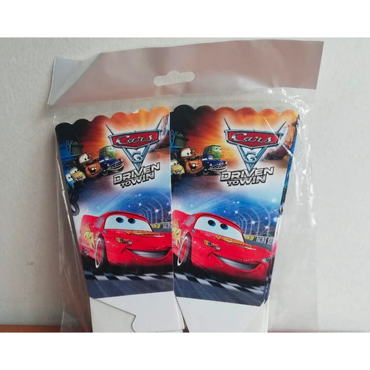 Cars Temalı Mısır Kutusu Seti – 8 Adet