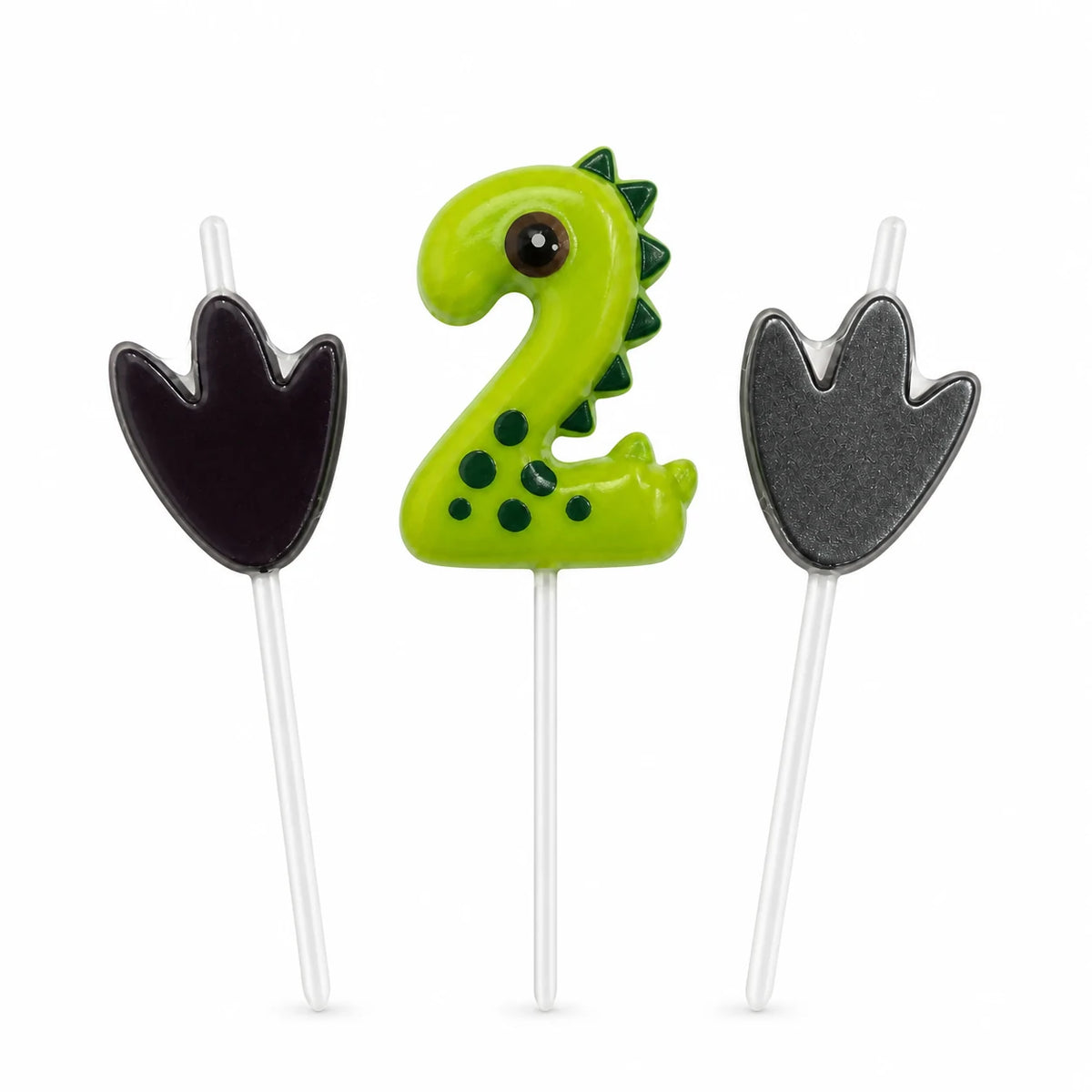 Dinozor Temalı 2 Rakam Mum Seti ürün görseli