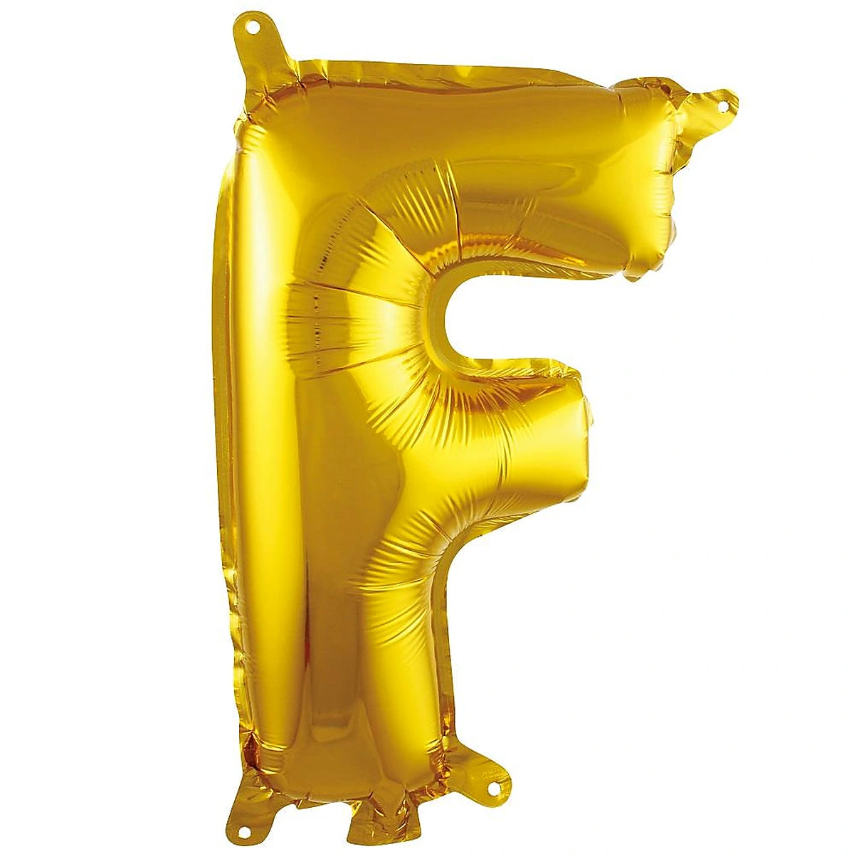 16 inç F harfi gold folyo balon, yaklaşık 36 cm