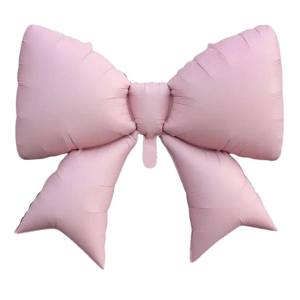 Retro Pembe Kurdele Folyo Balon 98x75 cm