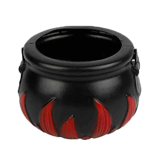 Halloween Cadı Kazanı 18 cm Siyah-Kırmızı