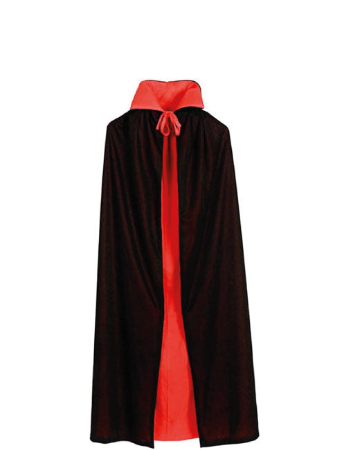 Halloween Pelerin Siyah-Kırmızı 140 cm