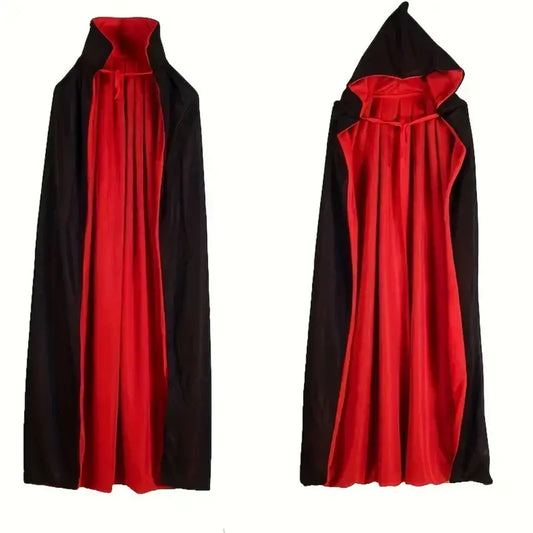Halloween Pelerin 150 cm Çift Taraflı Kapüşonlu