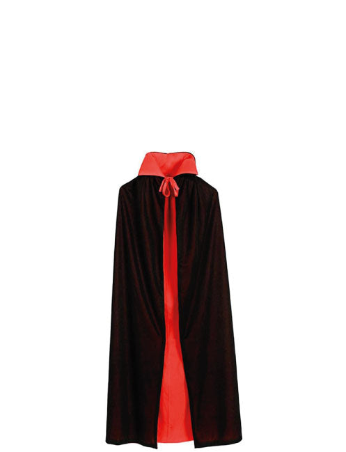 Halloween Pelerin Siyah-Kırmızı 80 cm