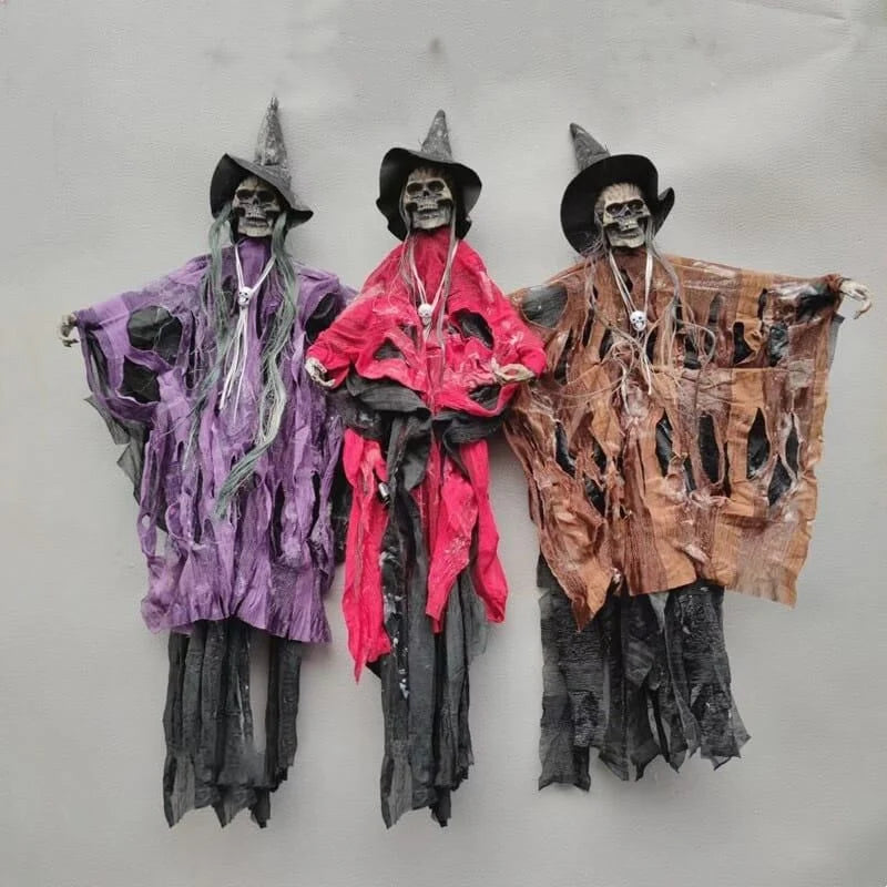 Halloween Şapkalı Korsan İskelet Hareketli - Renk Seçenekli