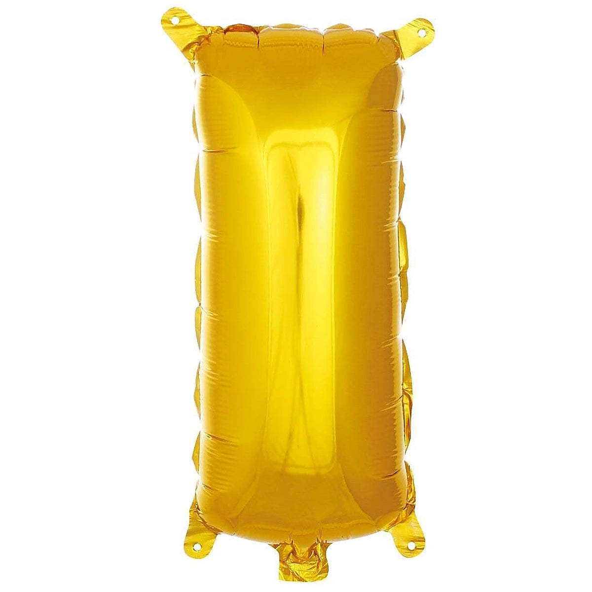 16 inç I harfi gold folyo balon, yaklaşık 36 cm