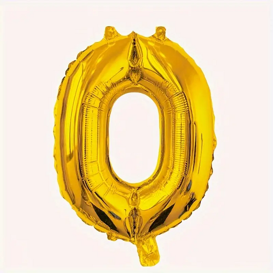40'' 100 cm O Harfi Altın Renk Folyo Balon