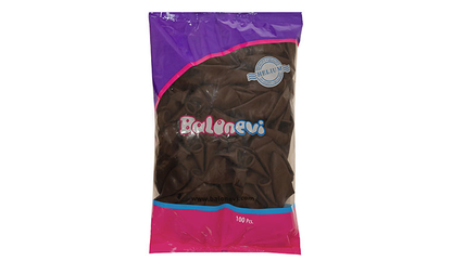 12" Pastel Kahverengi 100'lü Paket