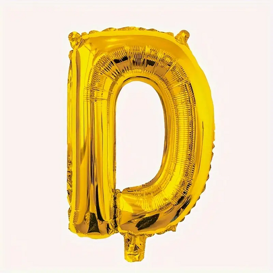 40'' 100 cm D Harfi Altın Renk Folyo Balon