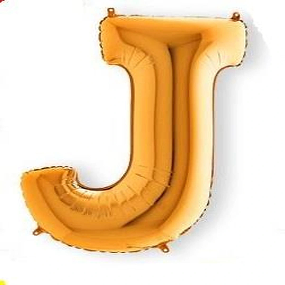 16 inç J harfi gold folyo balon, yaklaşık 36 cm